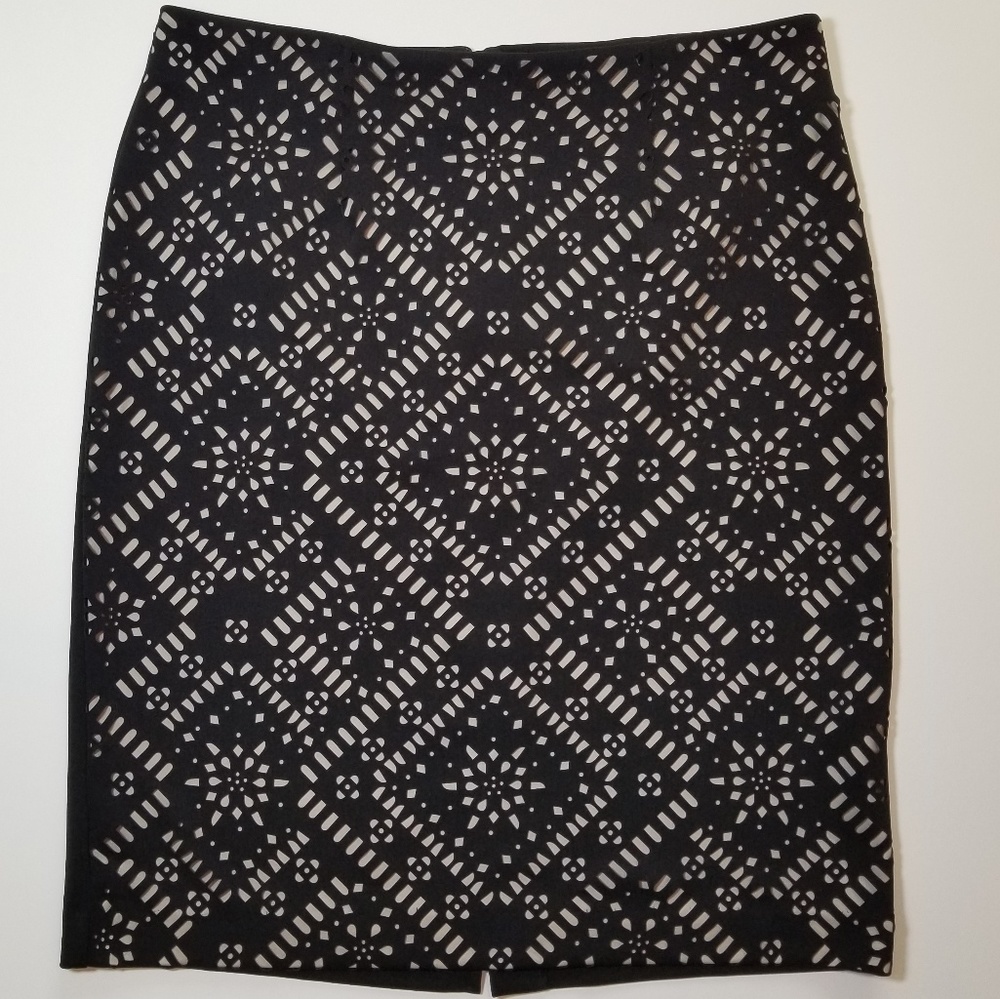 Chico's knit skirt with cut outs
